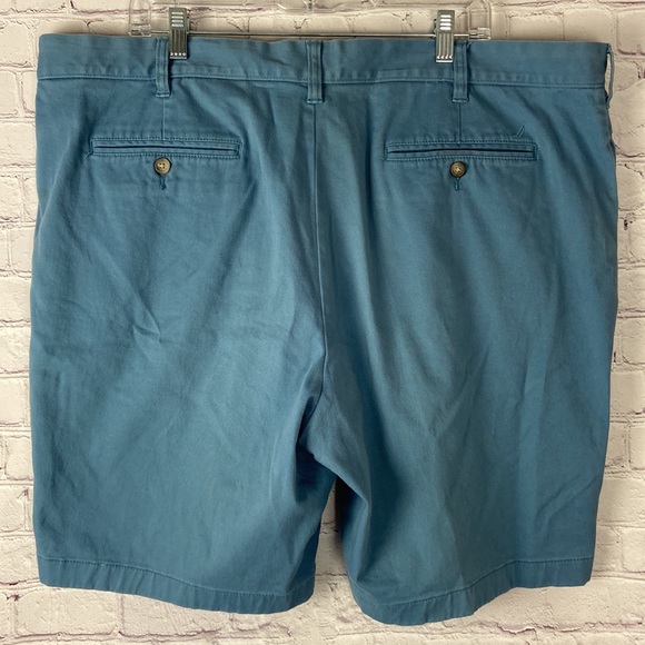 Nautica Men's Blue Cobalt Flat Front Shorts Size: 42W - Picture 4 of 10